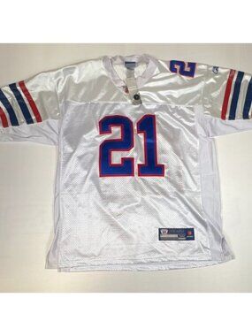 Reebok C.J. Spiller Buffalo Bills NFL Equipment Jersey White Size 52 On Field
